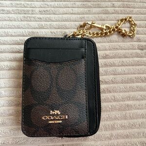 Coach zip wallet
